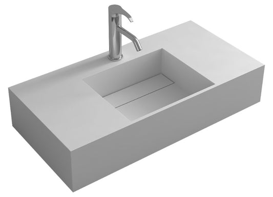 Solid Surface Stone Basins 38229