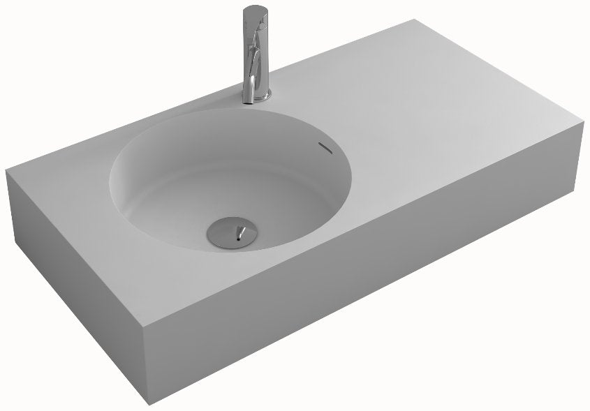 Solid Surface Stone Basins 38303