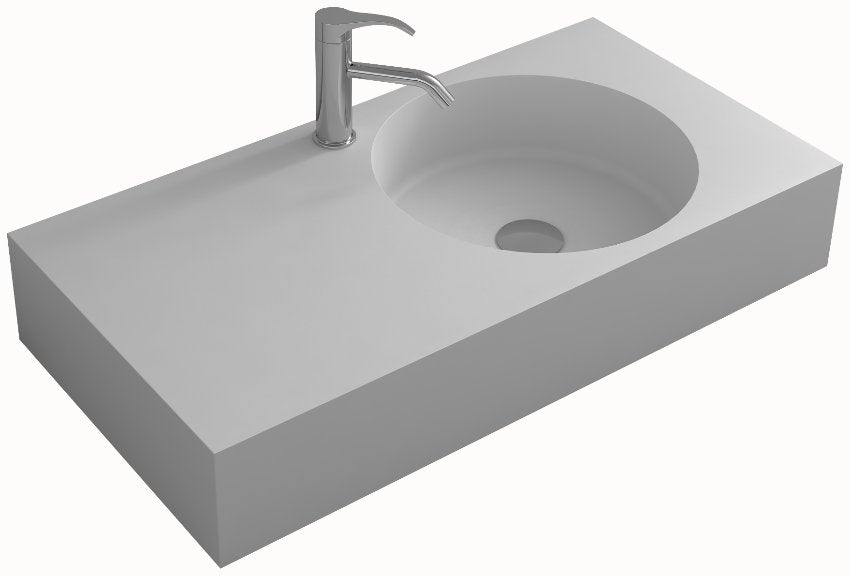 Solid Surface Stone Basins 38303
