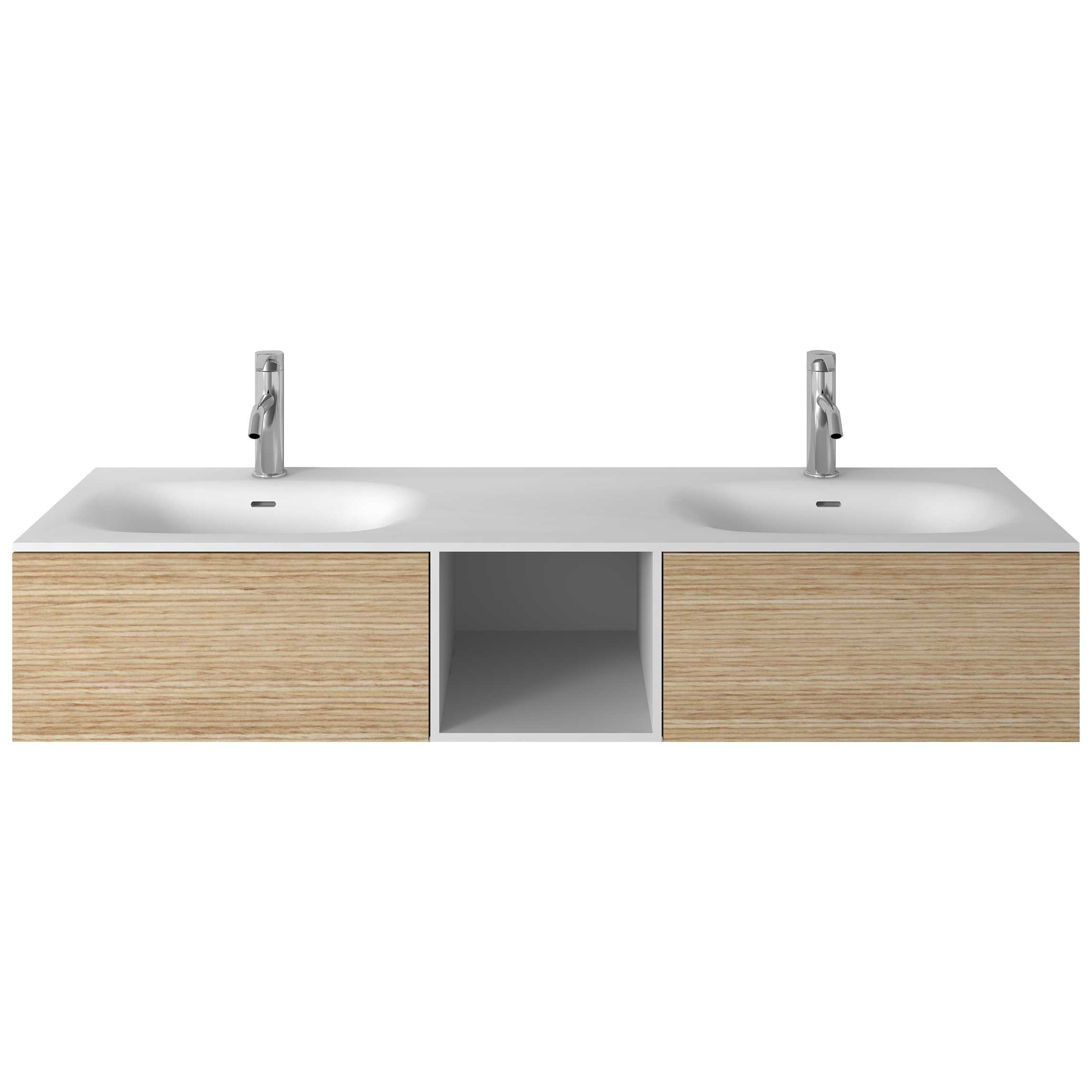 Istone compact double vanity