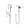BIANCA/ECCO RAIL SHOWER WITH AIR SHOWER