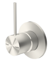 Mecca Shower Mixer With 60mm Plate Handle Up